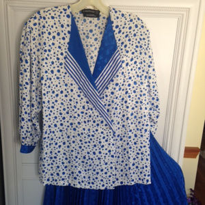 Haute Couture SILK 2 pc. dress  size 6